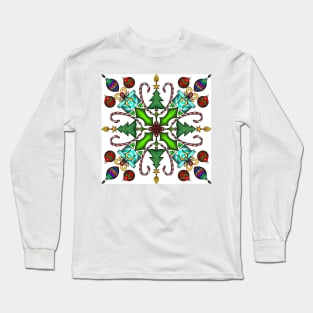 Christmas Mandala ll Long Sleeve T-Shirt